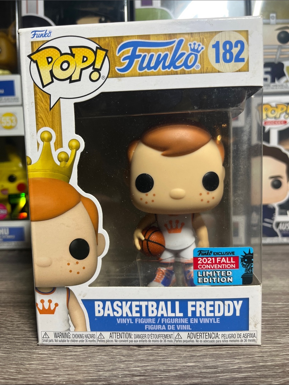 Funko Basketball Freddy Pop! Vinyl Figure - White & Orange